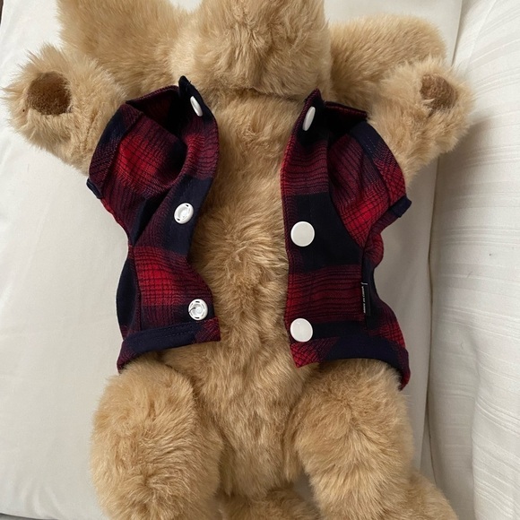 Pet Red & Navy Blue Light Flannel Shirt Jacket - Picture 8 of 9